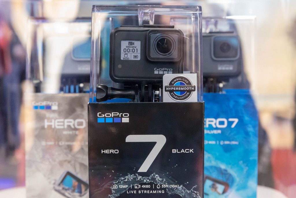 Headmounted camera for skiers
